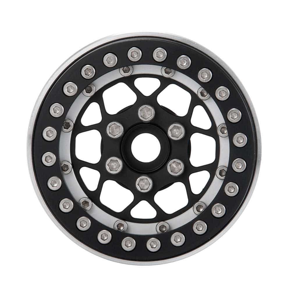 RCLIONS Llantas de Aluminio Metal 1.9 pulgadas RC Beadlock - Imagen 6