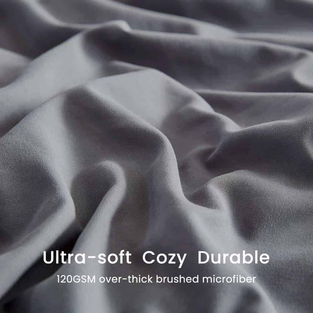 SLEEP ZONE Juego de Funda Nórdica Tamaño Queen con - Imagen 5