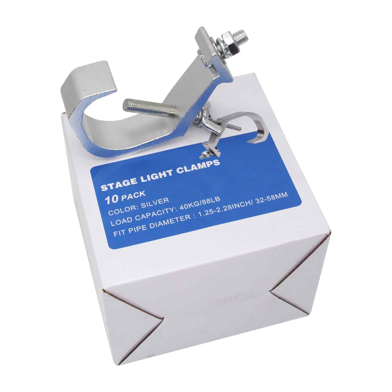 10pcs Gancho de Abrazadera de Luz de -) (66LBS) - Imagen 4