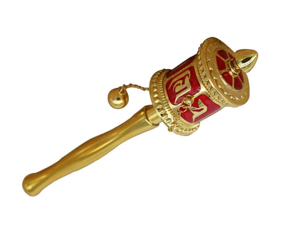 Rueda de oración portátil, Rueda giratoria budista, Rueda