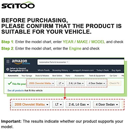 Conjunto de Monturas de Motor SCITOO 4PCS A4219 A4221 A4220 - Imagen 7