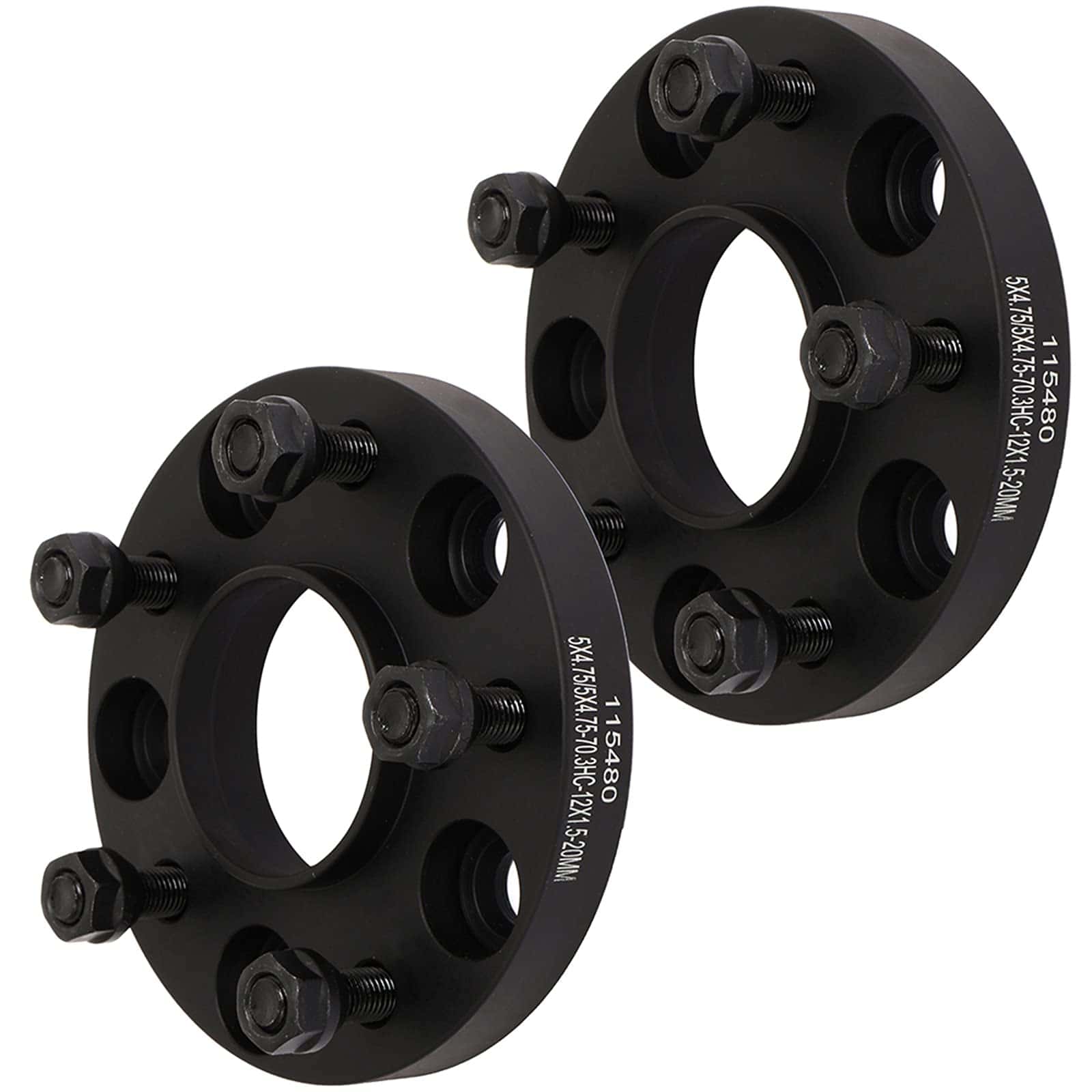 ROADFAR Separadores de Rueda Hubcentric de 5 Pernos de 20mm