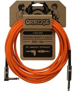 Cable de Instrumento Orange Crush 20' con Conector Angulado