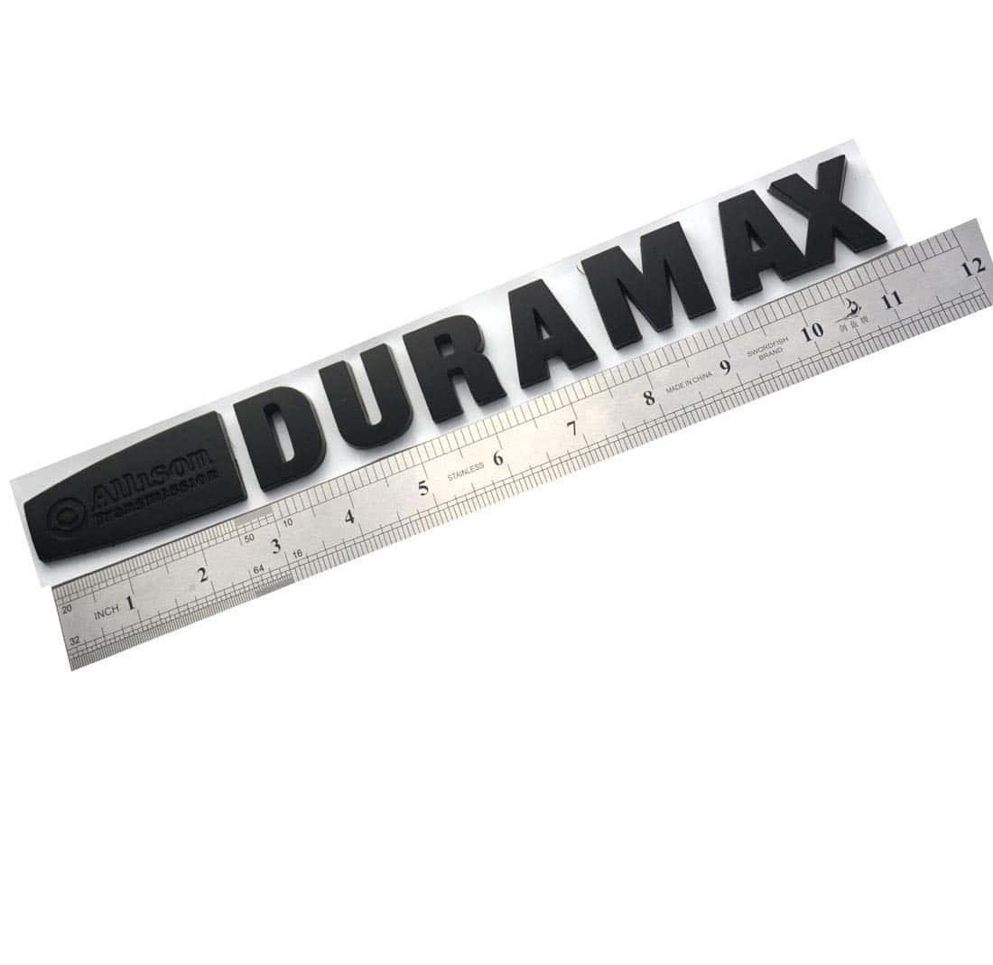 Set 4 piezas Allison Duramax plus 2500HD Insignias 3D - Imagen 5