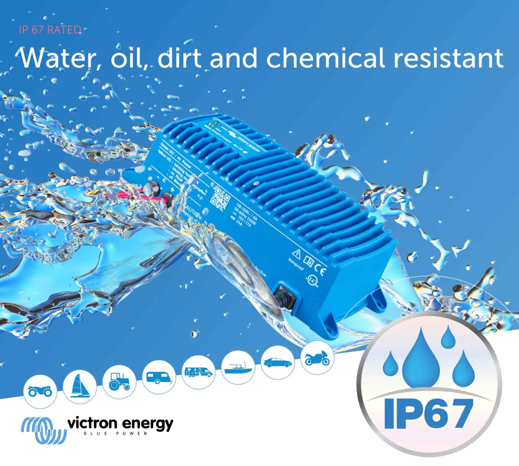 Cargador de batería Victron Energy Blue Smart IP67 12 - Imagen 4