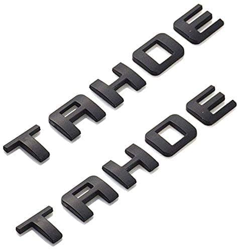 4x Emblemas de nombre TAHOE Plus LT de fábrica en negro de - Imagen 3
