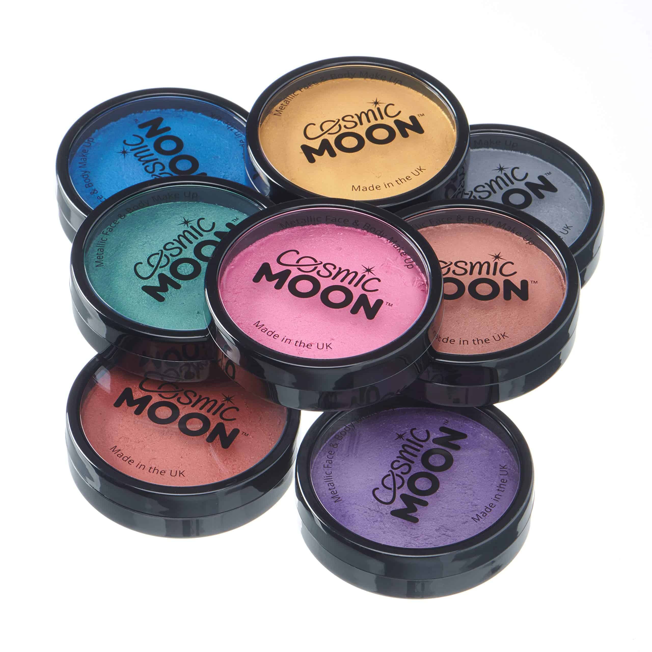 Pintura Facial y Corporal Metálica Cosmic Moon - Juego de 8