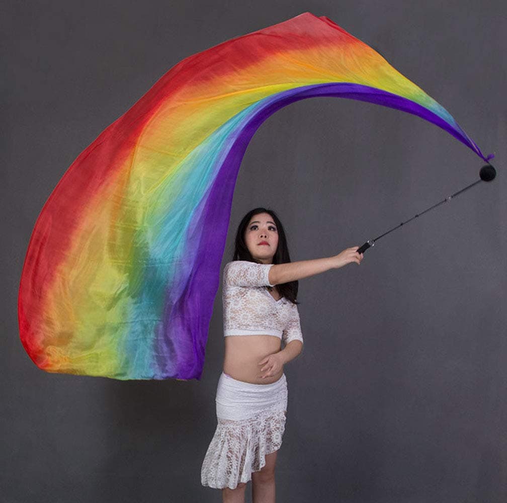 KIKIGOAL 2pcs 2.5x0.9M/98.43"x35.43" -azul gradual - Imagen 10