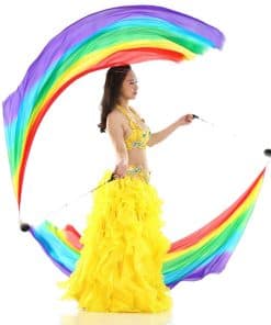 KIKIGOAL 2pcs 2.5x0.9M/98.43"x35.43" -siete colores