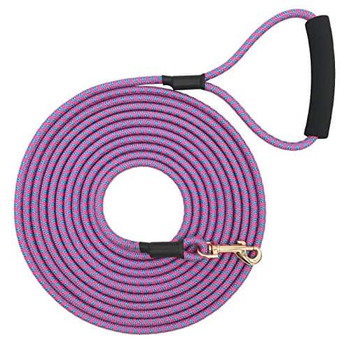 Correa de nylon resistente para perros Shorven con mango