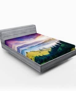 Sábana Ajustable Lunarable Europa Naturaleza, Majestuosas