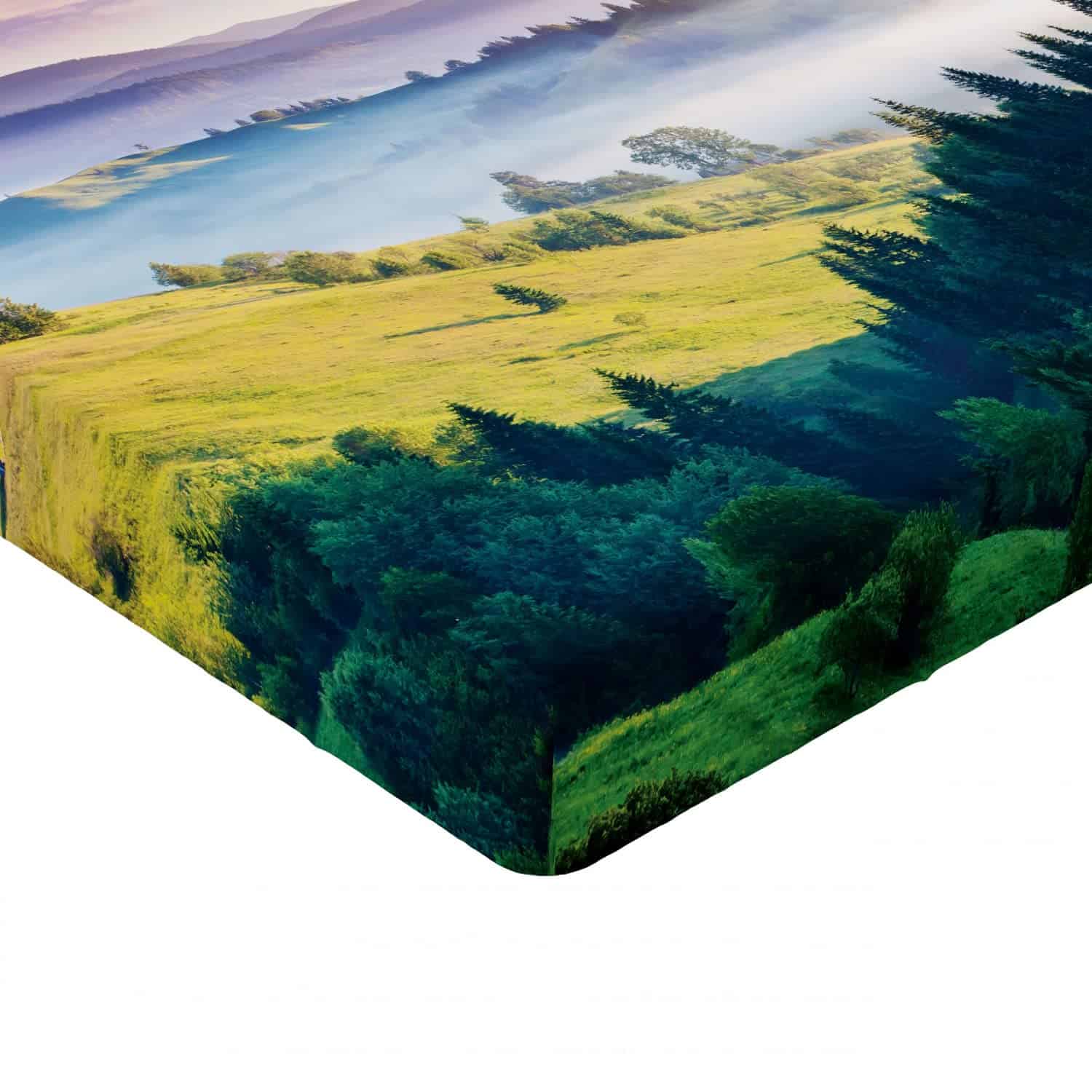 Sábana Ajustable Lunarable Europa Naturaleza, Majestuosas - Imagen 5