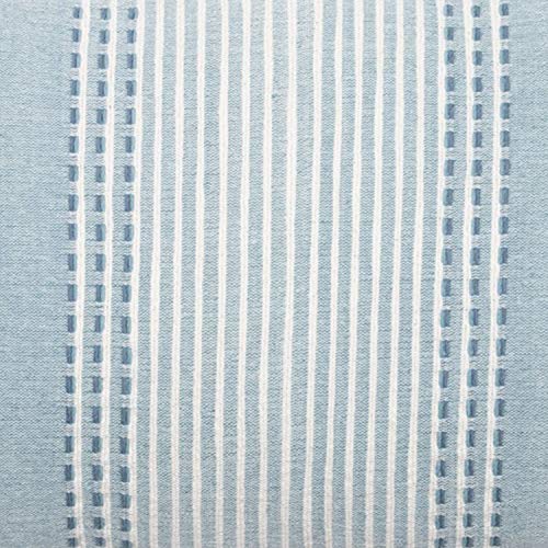 Funda de cojín decorativa de algodón tejido azul de 14 x 22 - Imagen 7