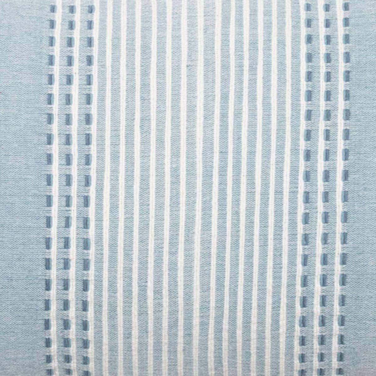 Funda de cojín decorativa de algodón tejido azul de 14 x 22 - Imagen 6