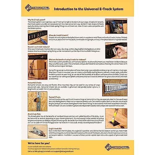 Cuatro rieles de amarre de 4 pies de E-Track, ETracks de - Imagen 7