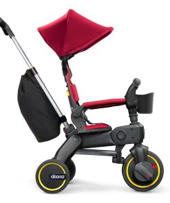 Triciclo Doona Liki S3, Rojo Llama - Triciclo Compacto y