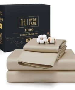 Juego de sábanas de lujo Hyde Lane de -Taupe