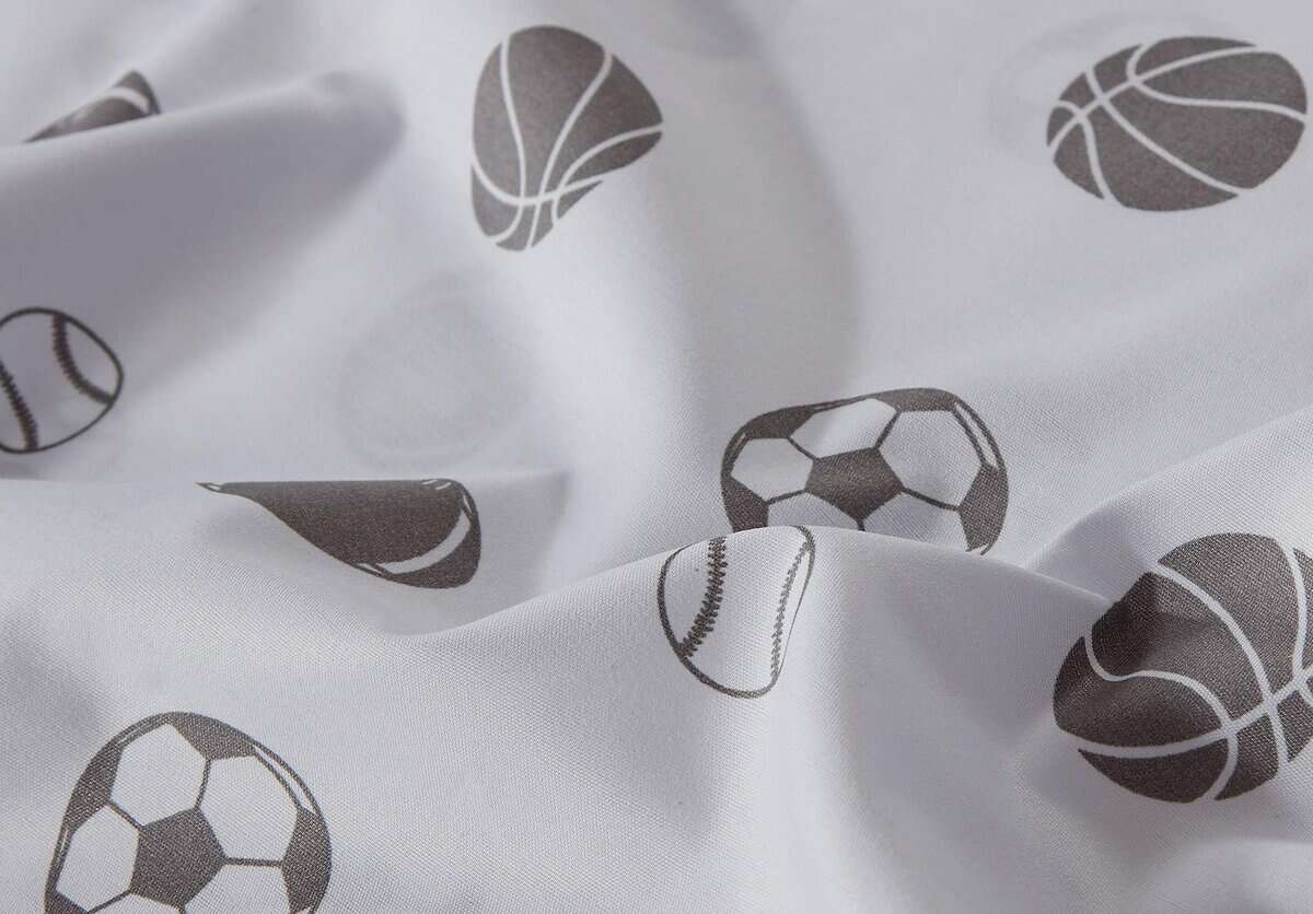 Juego de sábanas para niños/adolescentes -Blanco/Gris Todos - Imagen 4