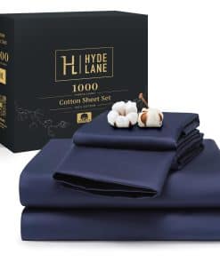 Hyde Lane Juego de Sábanas de Lujo de 1000 Hilos 100%
