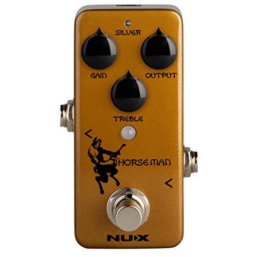 Pedal de Efecto de Overdrive NUX Horseman con modos Oro y