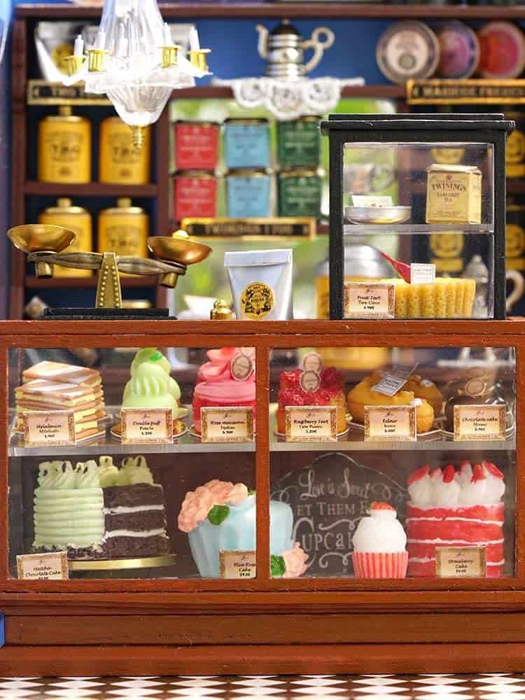 Casa de muñecas en miniatura CUTEROOM con -Rosado - Imagen 6