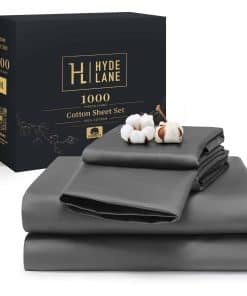 Juego de Sábanas de Lujo Hyde Lane de -Gris