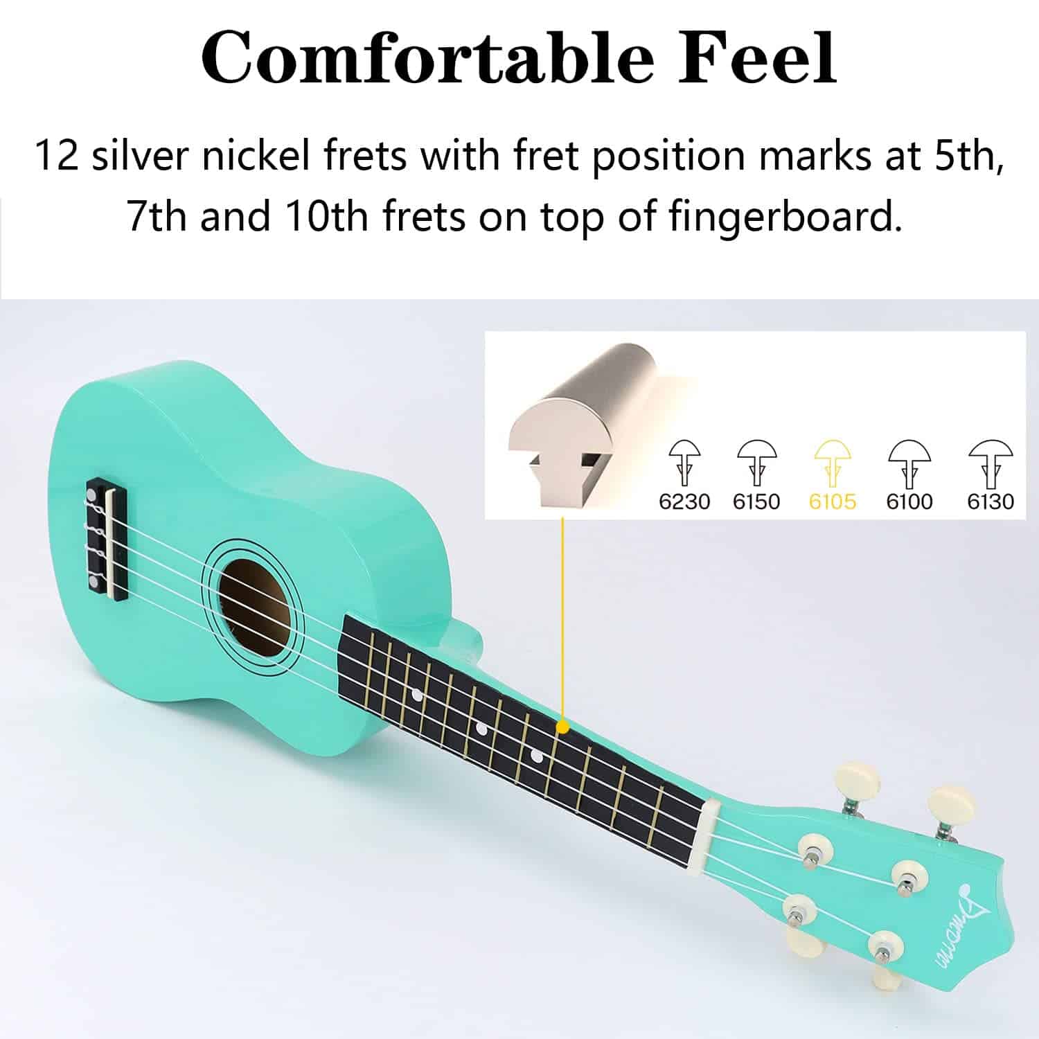 Ukelele Soprano Amdini de 21 pulgadas de - tutorial - Imagen 6