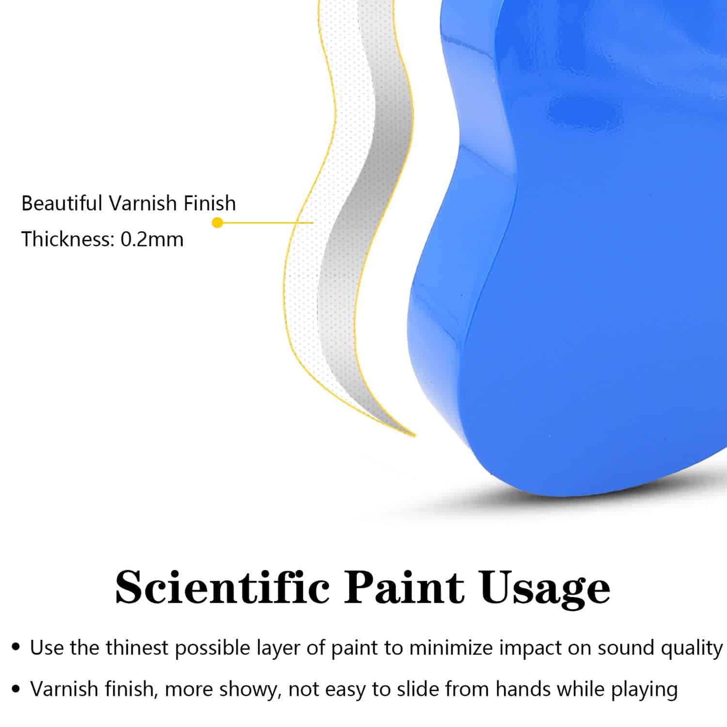 Ukulele Soprano Amdini de 21 pulgadas en Madera de Caoba - Imagen 8