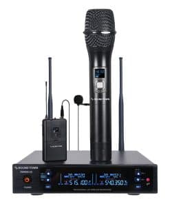 Sistema de Micrófono Inalámbrico UHF de 200 Canales de