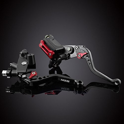 MZS Negro 7/8 Palancas Juego Cilindro Maestro Freno Palanca - Imagen 4