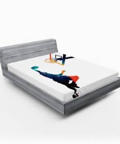 Sábana Ajustable Lunarable Sports, Arte de Silueta de Alto