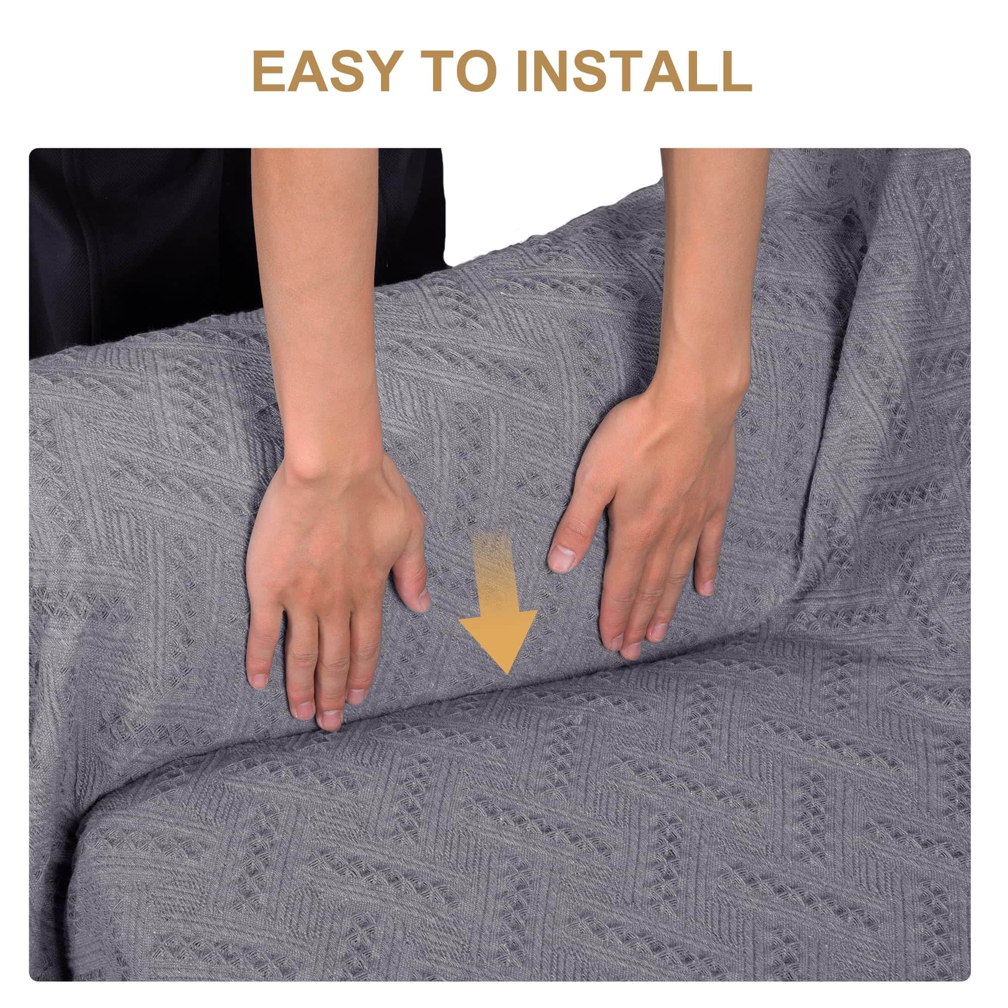 Cubre Sofá Geométrico de Rose Home Fashion, Manta Lavable - Imagen 3