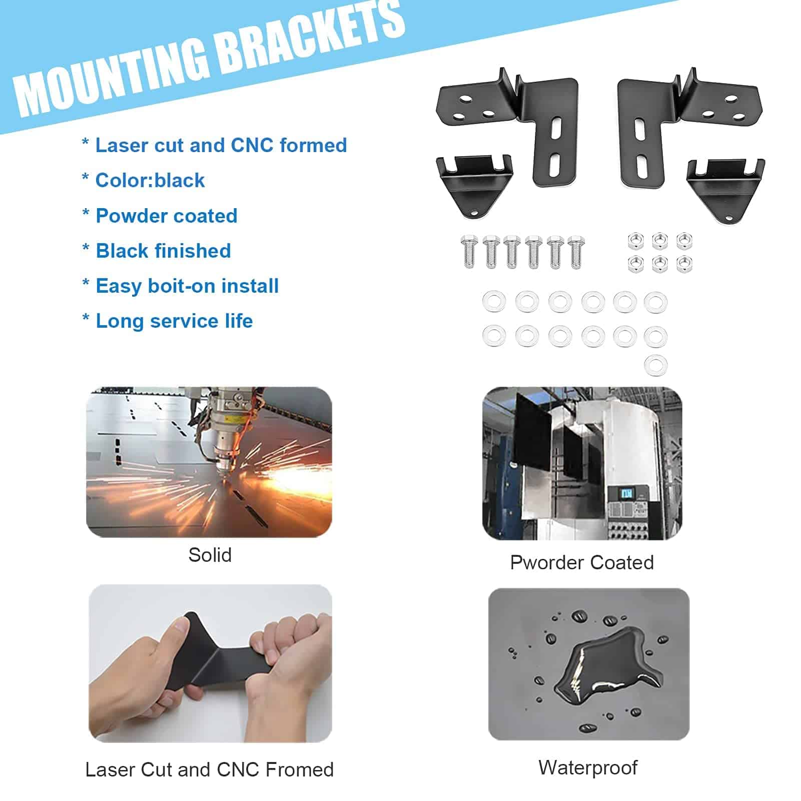 Dasen 42" 240W Barra de Luz de Trabajo LED Curva con - Imagen 7