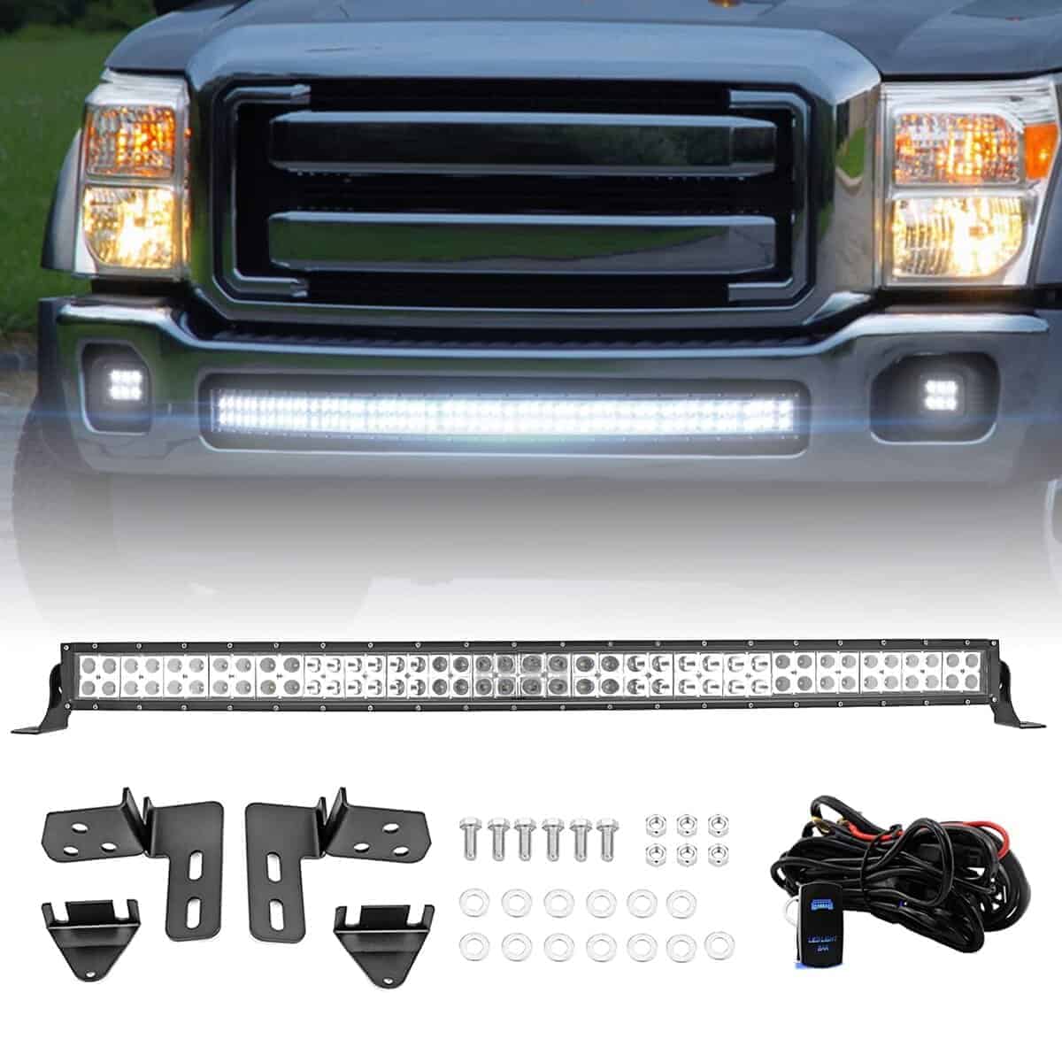 Dasen 42" 240W Barra de Luz de Trabajo LED Curva con