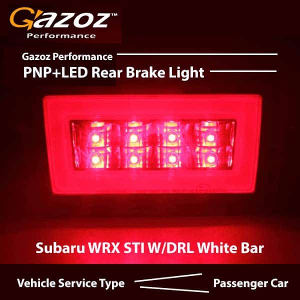 GAZOZ PERFORMANCE PNP+LED Luz de Freno Trasera Compatible - Imagen 4