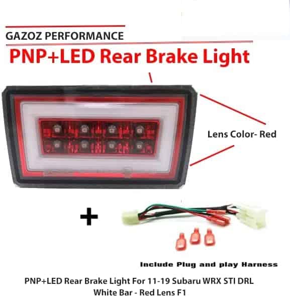GAZOZ PERFORMANCE PNP+LED Luz de Freno Trasera Compatible - Imagen 3