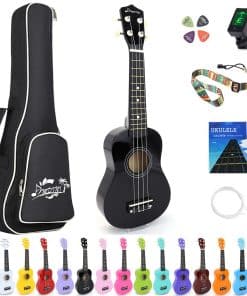 Ukulele Soprano Amdini de 21 pulgadas de -al Básico