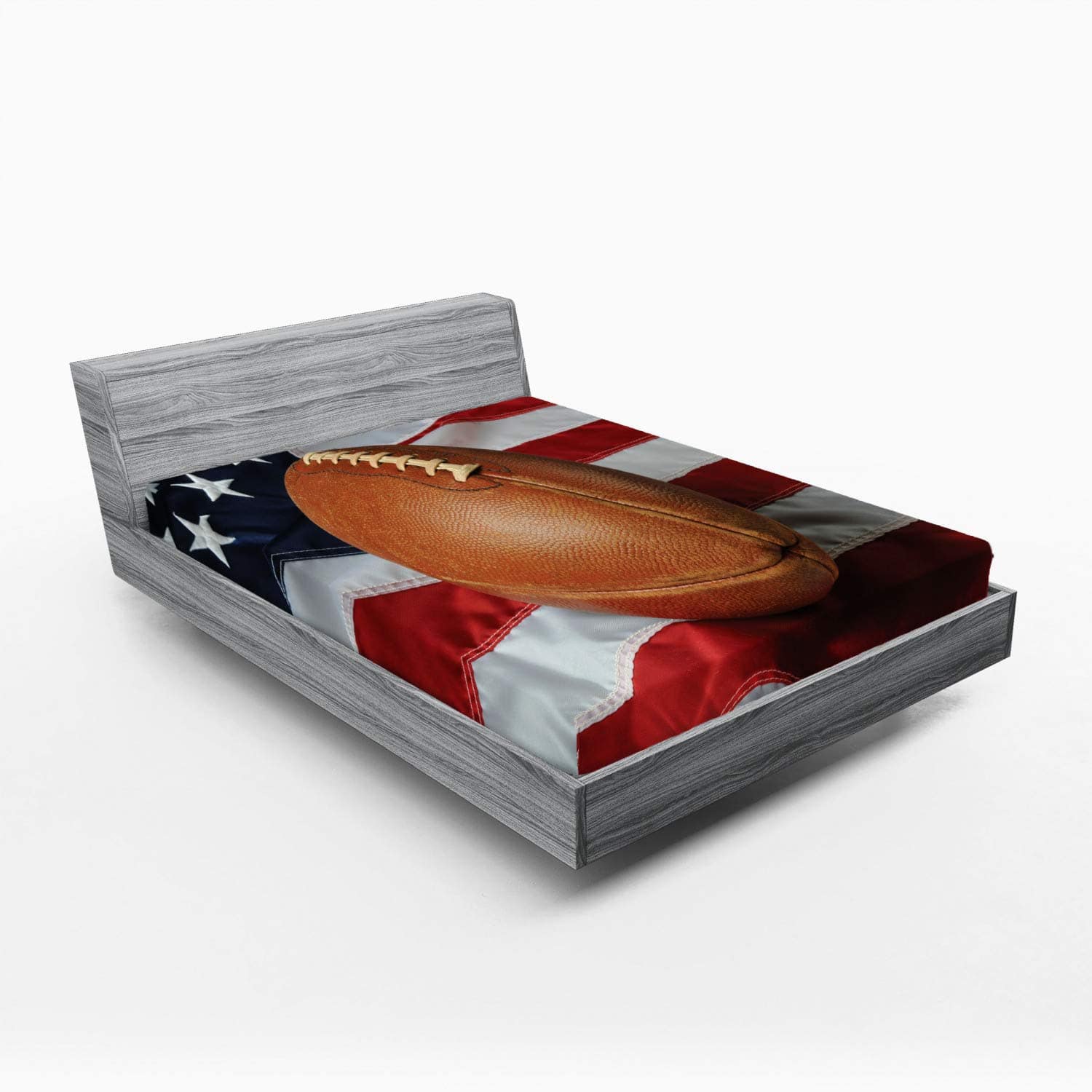 Sábana Ajustada Lunarable Sports, Fútbol Contra una Bandera