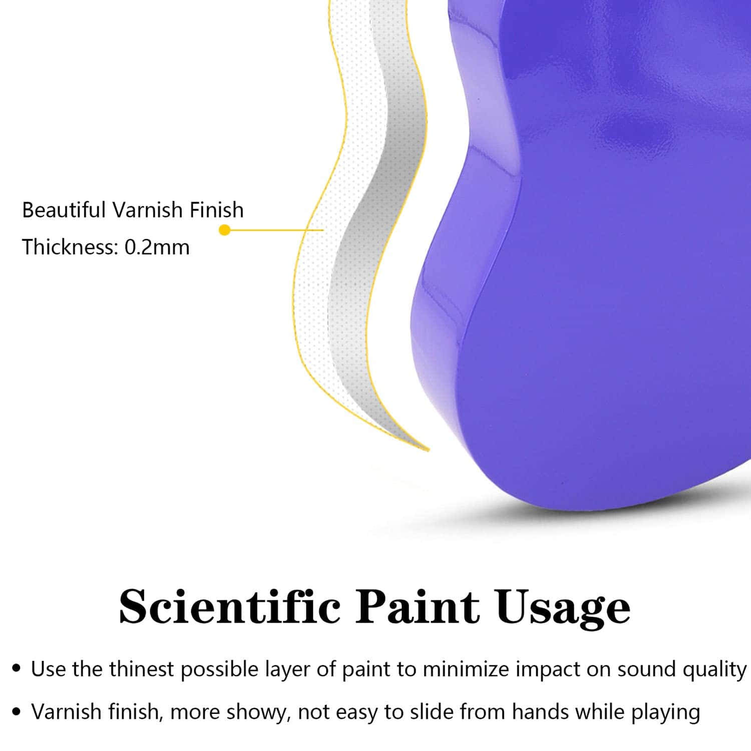 Ukulele Soprano Amdini de 21 pulgadas de -Amdini - Imagen 8