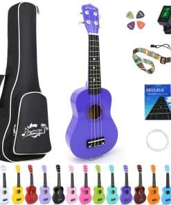 Ukulele Soprano Amdini de 21 pulgadas de -Amdini