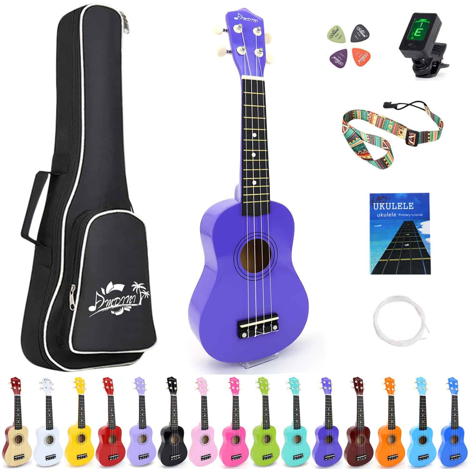 Ukulele Soprano Amdini de 21 pulgadas de -Amdini