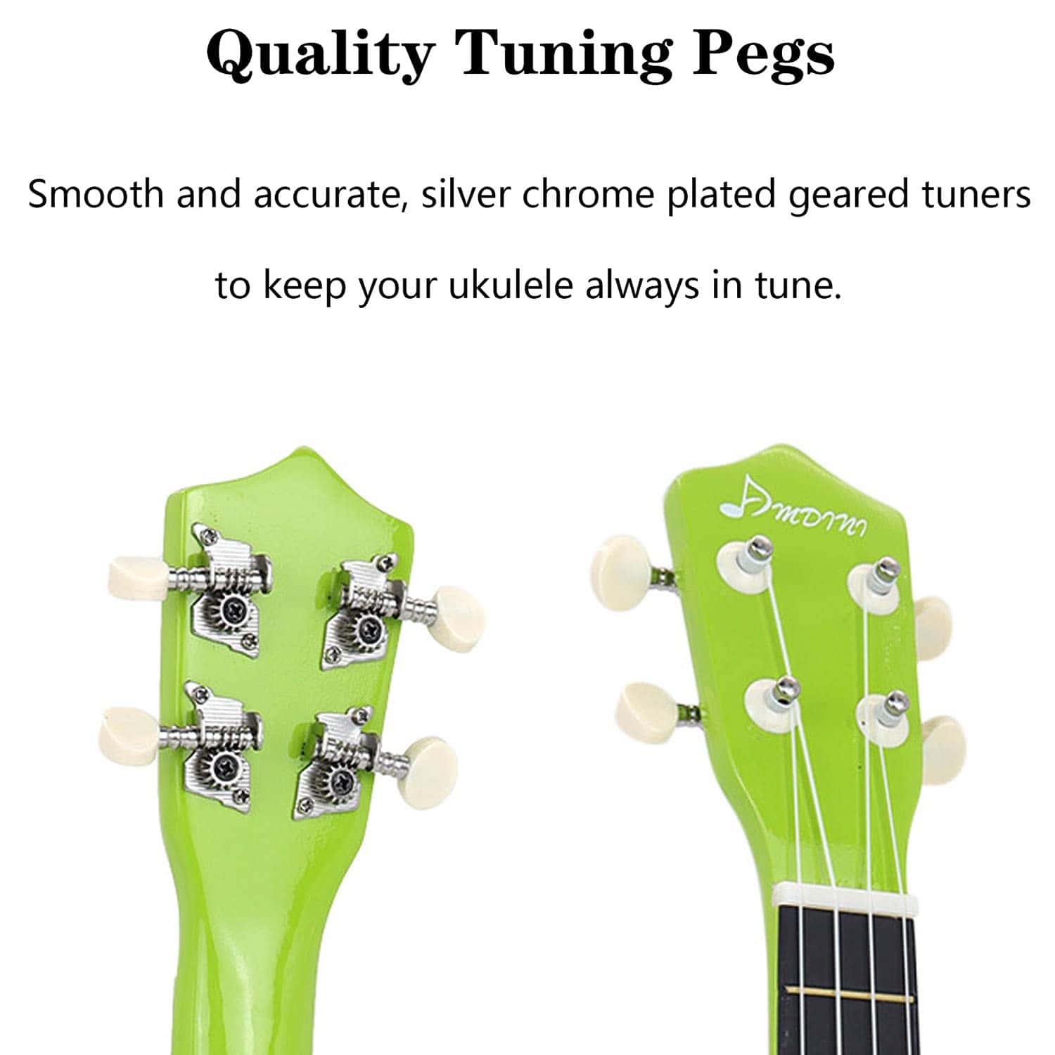 Ukulele Soprano Amdini de 21 pulgadas de madera de tilo, - Imagen 9