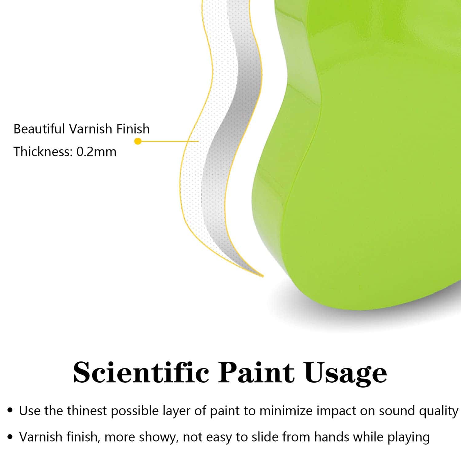 Ukulele Soprano Amdini de 21 pulgadas de madera de tilo, - Imagen 8