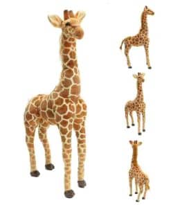 Muñeco de jirafa gigante de peluche grande de 100 cm para
