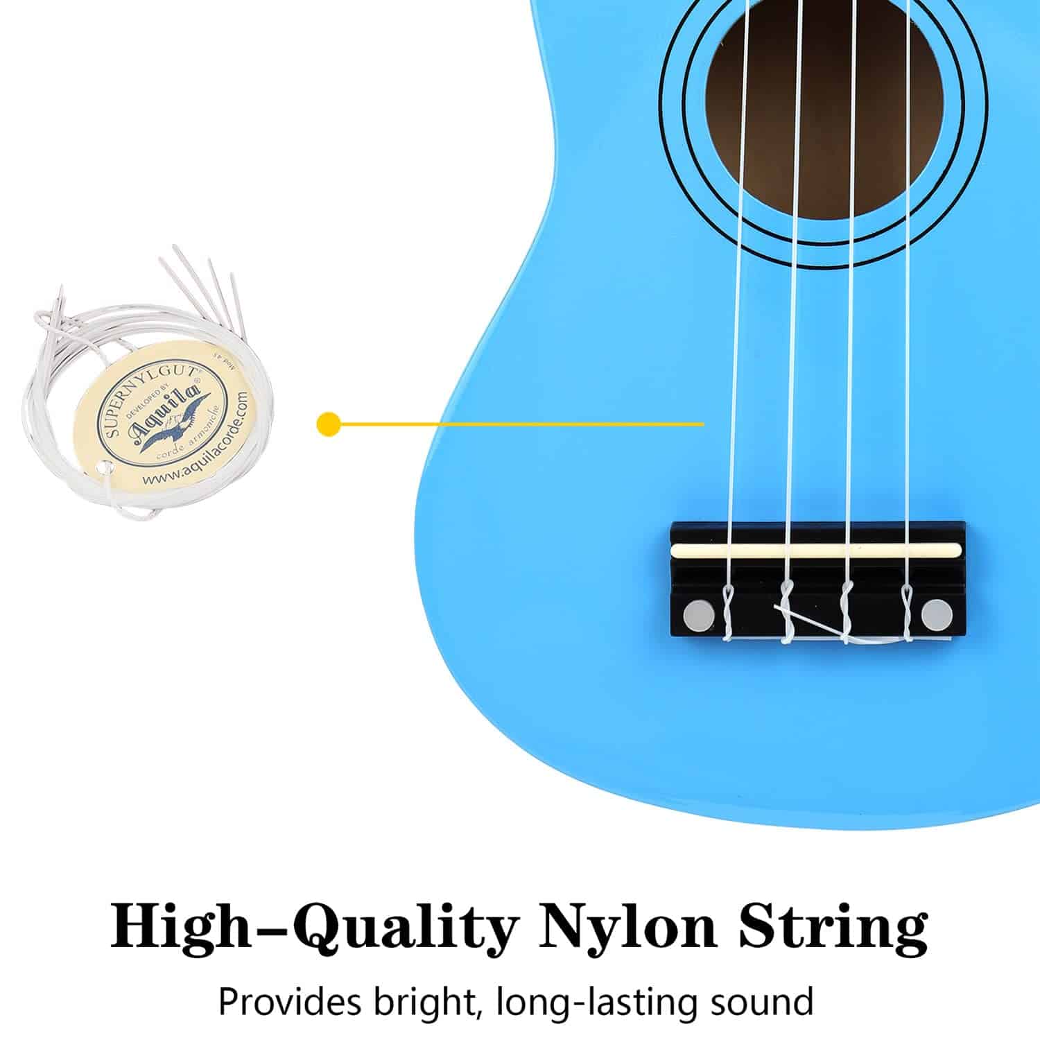 Ukulele Soprano Amdini de 21 pulgadas de - Primario - Imagen 5