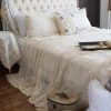 ABREEZE Juego de Ropa de Cama Vintage Hecho a Mano con