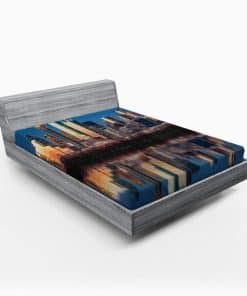 Sábana Ajustable Lunarable USA, Horizonte de Dallas