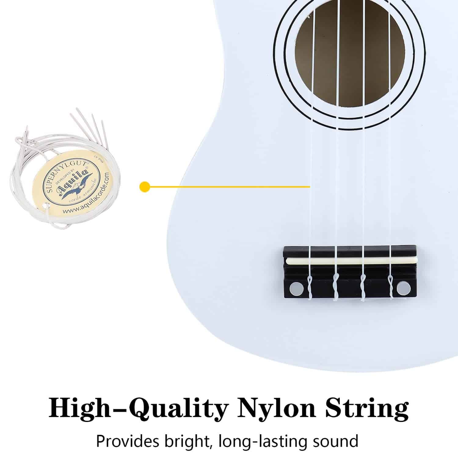 Ukulele Soprano Amdini de 21 pulgadas de -Amdini - Imagen 5