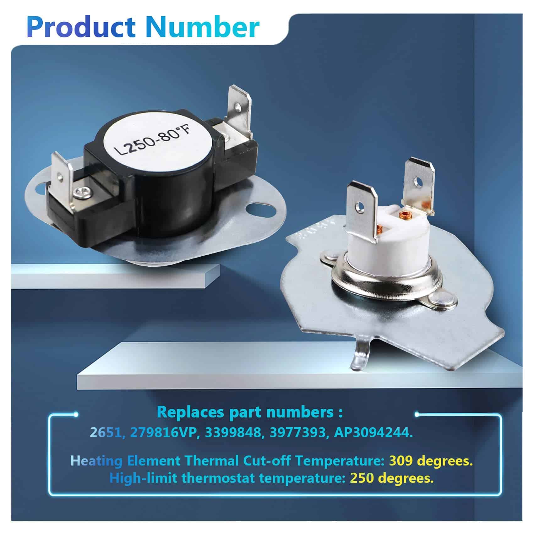 Kit de Elemento Calefactor 3387747 & Termostato 279816 & - Imagen 7