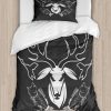 Juego de Funda Nórdica Lunarable Deer, Contorno de Ciervos